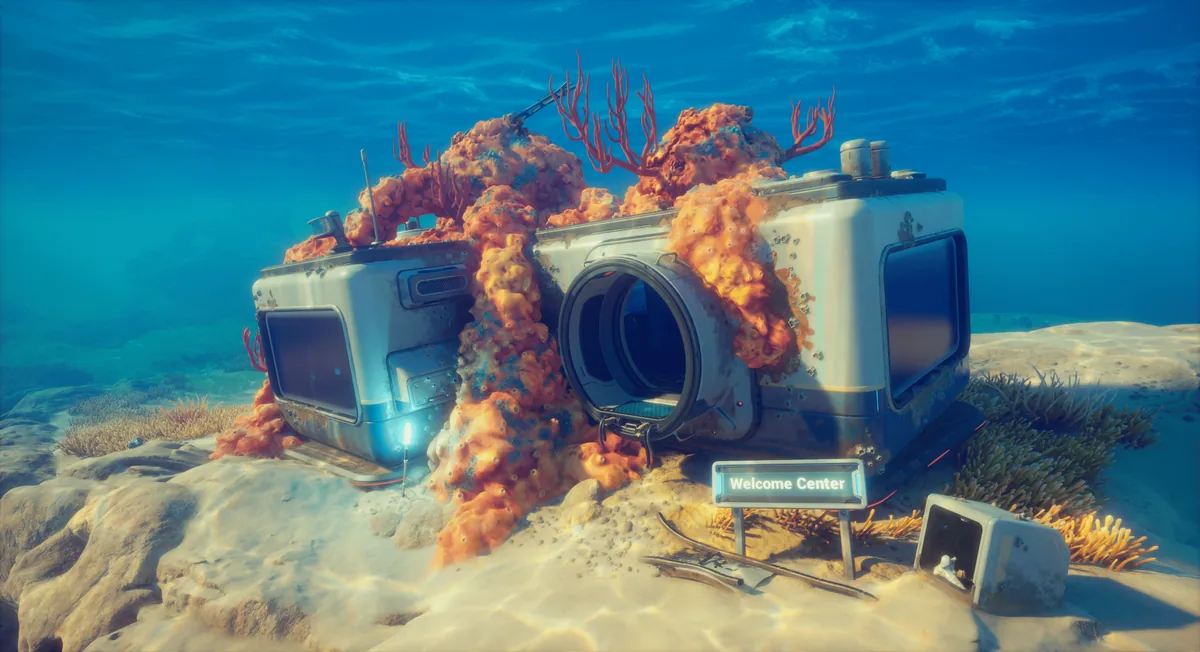 Official Subnautica 2 gameplay screenshot used for Early Access command update checks